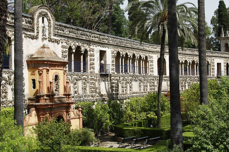 Palace of Alcazar in Seville